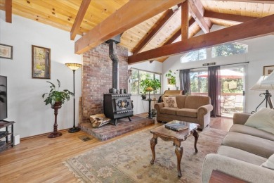 Close to everything fun is this cozy rustic family cabin nestled on Sequoia Woods Country Club in California - for sale on GolfHomes.com, golf home, golf lot