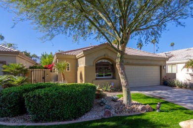 Stunning mountain views highlight this west-facing St. Andrews on Desert Princess Country Club in California - for sale on GolfHomes.com, golf home, golf lot