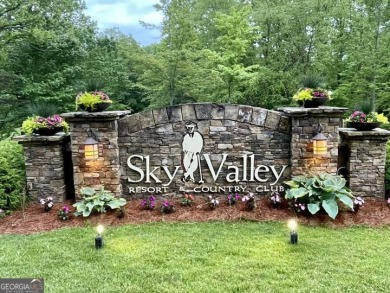 This lot offers great mountain views and Sky Valley city on Sky Valley Resort and Country Club in Georgia - for sale on GolfHomes.com, golf home, golf lot
