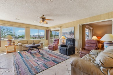 Welcome to this beautiful spacious home nestled between holes 4 on Sun City-Willow Creek / Willow Brook  in Arizona - for sale on GolfHomes.com, golf home, golf lot