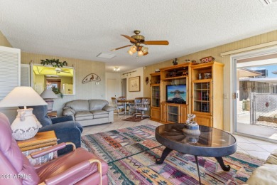 Welcome to this beautiful spacious home nestled between holes 4 on Sun City-Willow Creek / Willow Brook  in Arizona - for sale on GolfHomes.com, golf home, golf lot