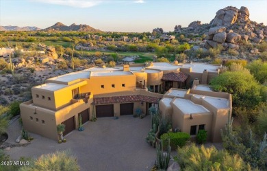 Timeless elegance with breathtaking views await in the on The Boulders Resort Golf Club in Arizona - for sale on GolfHomes.com, golf home, golf lot