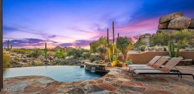 Timeless elegance with breathtaking views await in the on The Boulders Resort Golf Club in Arizona - for sale on GolfHomes.com, golf home, golf lot