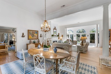 Classic and elegantly designed home with French provincial style on The Seabrook Island Club in South Carolina - for sale on GolfHomes.com, golf home, golf lot