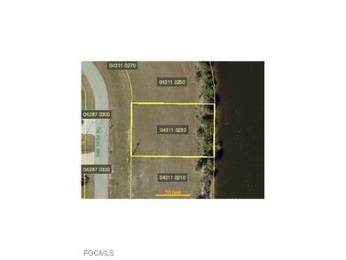 Waterfront Lot with Wide Intersecting Canal Views! Fantastic on Burnt Store Golf Club in Florida - for sale on GolfHomes.com, golf home, golf lot