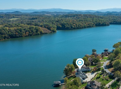 Mountain Modern Main Channel Lakefront Estate built new in 2022 on Tanasi Golf Course in Tennessee - for sale on GolfHomes.com, golf home, golf lot