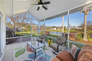 Take in stunning lagoon views from newly screened porch or on Hidden Cypress Golf Club in South Carolina - for sale on GolfHomes.com, golf home, golf lot