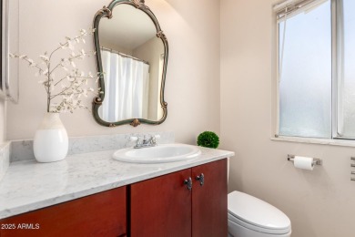 Discover Sun City Living in this charming 2-bed, 2-bath Gemini on Sun City Lakes West and East in Arizona - for sale on GolfHomes.com, golf home, golf lot