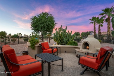 BEAUTIFUL MOUNTAIN & GOLF COURSE VIEWS...AND THE BEST SUNSET on Tuscany Falls At Pebble Creek in Arizona - for sale on GolfHomes.com, golf home, golf lot