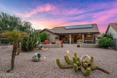 BEAUTIFUL MOUNTAIN & GOLF COURSE VIEWS...AND THE BEST SUNSET on Tuscany Falls At Pebble Creek in Arizona - for sale on GolfHomes.com, golf home, golf lot