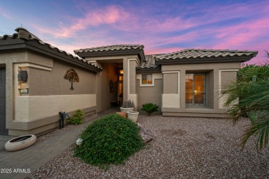 BEAUTIFUL MOUNTAIN & GOLF COURSE VIEWS...AND THE BEST SUNSET on Tuscany Falls At Pebble Creek in Arizona - for sale on GolfHomes.com, golf home, golf lot