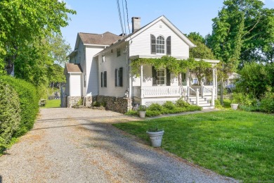 1830 home on Saugatuck River on Birchwood Country Club in Connecticut - for sale on GolfHomes.com, golf home, golf lot