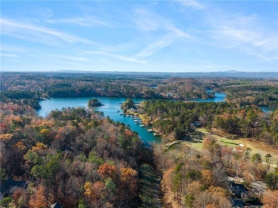 Overlooking the Tee Box on the 9th Hole in Desirable Keowee Key on Keowee Key Golf and Country Club in South Carolina - for sale on GolfHomes.com, golf home, golf lot