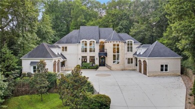 Stunning European-inspired estate nestled on a private, gated on Bobby Jones Golf Club in Georgia - for sale on GolfHomes.com, golf home, golf lot