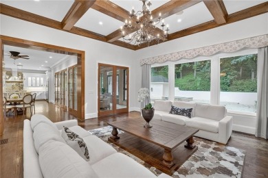 Stunning European-inspired estate nestled on a private, gated on Bobby Jones Golf Club in Georgia - for sale on GolfHomes.com, golf home, golf lot
