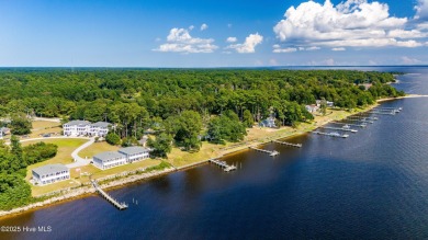 Riverfront Retreat with Five-Mile Neuse Views. Wake up to on Minnesott Golf and Country Club in North Carolina - for sale on GolfHomes.com, golf home, golf lot