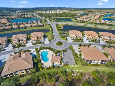 Lowest priced first floor carriage home in Casella with a unique on Pelican Preserve Golf Club in Florida - for sale on GolfHomes.com, golf home, golf lot
