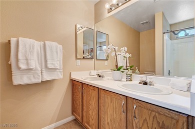 This single-story Pulte home at 3518 Pointe Vedra Ct features 2 on Stallion Mountain Golf Course in Nevada - for sale on GolfHomes.com, golf home, golf lot