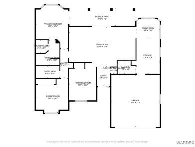Welcome to your dream home on the 18th hole! This 1,576 sq ft on Desert Lakes Golf Course in Arizona - for sale on GolfHomes.com, golf home, golf lot