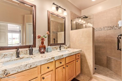 Sundrenched and move-in ready, this Extended Keystone model sits on Heritage Highlands At Dove Mountain in Arizona - for sale on GolfHomes.com, golf home, golf lot