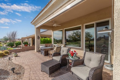 Sundrenched and move-in ready, this Extended Keystone model sits on Heritage Highlands At Dove Mountain in Arizona - for sale on GolfHomes.com, golf home, golf lot