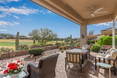 Sundrenched and move-in ready, this Extended Keystone model sits on Heritage Highlands At Dove Mountain in Arizona - for sale on GolfHomes.com, golf home, golf lot