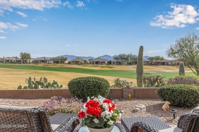 Sundrenched and move-in ready, this Extended Keystone model sits on Heritage Highlands At Dove Mountain in Arizona - for sale on GolfHomes.com, golf home, golf lot