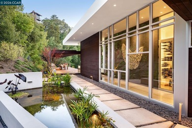 This Swatt-Miers home is impeccably appointed and commands on Orinda Country Club in California - for sale on GolfHomes.com, golf home, golf lot