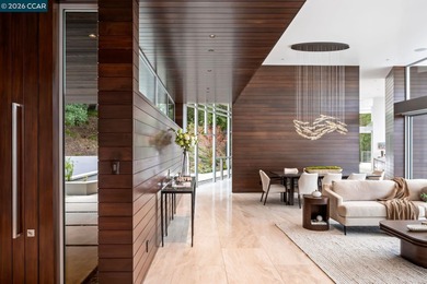 This Swatt-Miers home is impeccably appointed and commands on Orinda Country Club in California - for sale on GolfHomes.com, golf home, golf lot