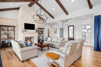 Stunning hill country home overlooking the golf course, pond and on The Club At Comanche Trace in Texas - for sale on GolfHomes.com, golf home, golf lot