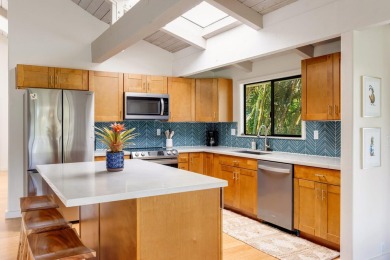 Classic plantation style meets beautiful modern finishes! Set on on Makai Golf Club At Princeville in Hawaii - for sale on GolfHomes.com, golf home, golf lot