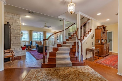 Spacious light-filled home overlooking Camp Meeting Creek and on Riverhill Country Club in Texas - for sale on GolfHomes.com, golf home, golf lot