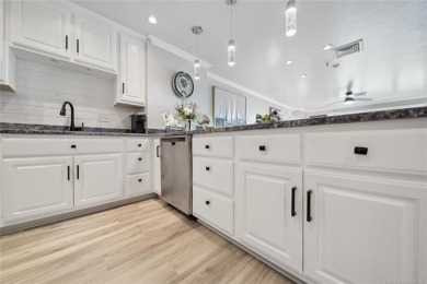 Luxury meets lake life in this completely remodeled 1-bedroom on Shangri La Golf Resort and Club in Oklahoma - for sale on GolfHomes.com, golf home, golf lot