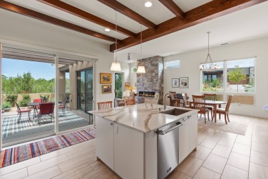 This recently constructed, open concept design residence on The Club At Las Campanas  in New Mexico - for sale on GolfHomes.com, golf home, golf lot