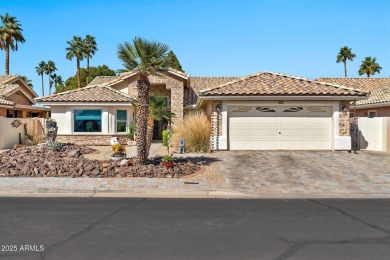 Step into a world of elegance in this stunning Santa Rosa model on Sun Village Golf Course in Arizona - for sale on GolfHomes.com, golf home, golf lot