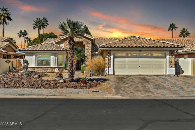 Step into a world of elegance in this stunning Santa Rosa model on Sun Village Golf Course in Arizona - for sale on GolfHomes.com, golf home, golf lot