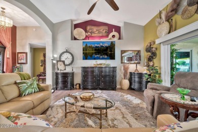 Step into a world of elegance in this stunning Santa Rosa model on Sun Village Golf Course in Arizona - for sale on GolfHomes.com, golf home, golf lot