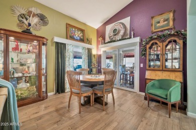 Step into a world of elegance in this stunning Santa Rosa model on Sun Village Golf Course in Arizona - for sale on GolfHomes.com, golf home, golf lot