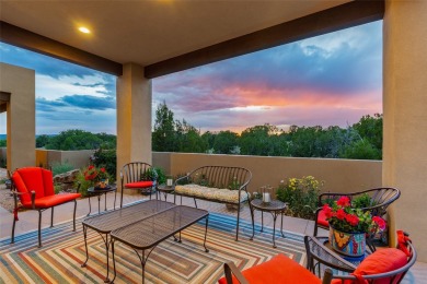 This recently constructed, open concept design residence on The Club At Las Campanas  in New Mexico - for sale on GolfHomes.com, golf home, golf lot