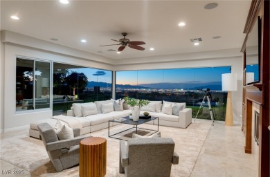 Timeless elegance and sweeping Strip, Mountain, and Golf Course on  in Nevada - for sale on GolfHomes.com, golf home, golf lot