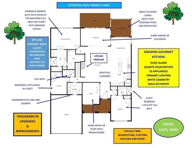 PRISTINE RANCH WITH 2ND FLOOR IN WOODMONT GOLF & COUNTRY CLUB! on Woodmont Golf and Country Club in Georgia - for sale on GolfHomes.com, golf home, golf lot