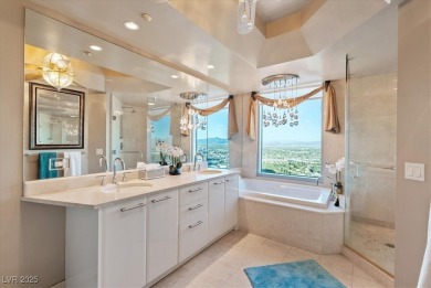 The view steals the show! Soaring high above the city on the on Las Vegas Country Club in Nevada - for sale on GolfHomes.com, golf home, golf lot
