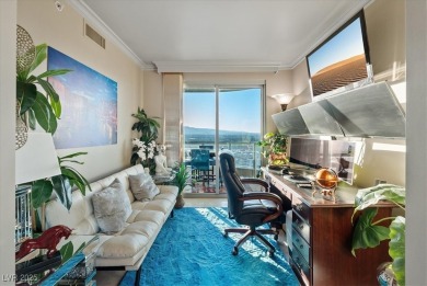 The view steals the show! Soaring high above the city on the on Las Vegas Country Club in Nevada - for sale on GolfHomes.com, golf home, golf lot
