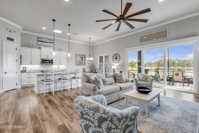 Built in 2021, this single-story, 3-bedroom, 2-bath home in on Venetian Bay Golf Course in Florida - for sale on GolfHomes.com, golf home, golf lot