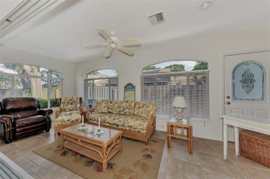 Attractive three bedroom, three bath, courtyard pool home, in on Capri Isle Golf Club in Florida - for sale on GolfHomes.com, golf home, golf lot