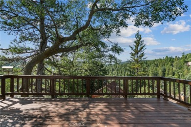 Level entry to a two-car garage mountain home with 3 bedrooms on Lake Arrowhead Country Club in California - for sale on GolfHomes.com, golf home, golf lot