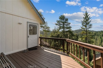 Level entry to a two-car garage mountain home with 3 bedrooms on Lake Arrowhead Country Club in California - for sale on GolfHomes.com, golf home, golf lot