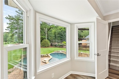 Stunning Salt Water Pool w/Hot Tub On Golf Course Lot In Popular on Indian Hills Country Club in Georgia - for sale on GolfHomes.com, golf home, golf lot
