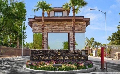 Welcome to Las Vegas Country Club.  Enter through a 24-hour on Las Vegas Country Club in Nevada - for sale on GolfHomes.com, golf home, golf lot