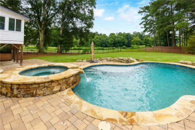 Stunning Salt Water Pool w/Hot Tub On Golf Course Lot In Popular on Indian Hills Country Club in Georgia - for sale on GolfHomes.com, golf home, golf lot